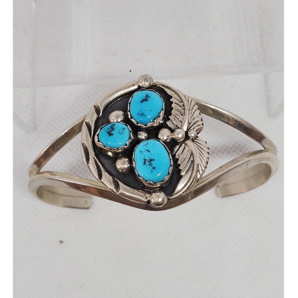 Vintage Native American Sterling Cuff
